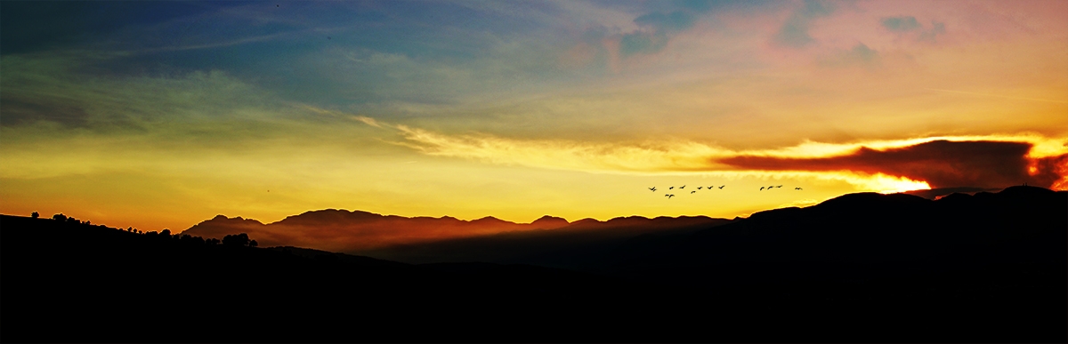 Tramonto sull'Altopiano di Asiago