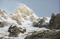 Grandes Jorasses dal ghiacciaio del Fraboudze (gruppo Monte Bianco)