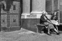 Il primo sole in Piazza Plebiscito