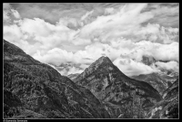 14) una vista verso le montagne che portano al passo del Sempione