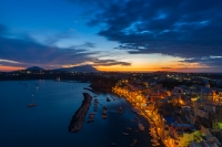 Tramonto su Marina di Corricella - Procida