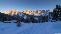 Ultimo sole sulle Pale di San Martino