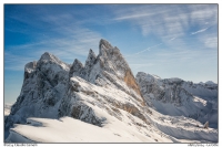 Le Odle dopo la nevicata notturna