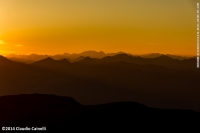 Tramonto dal Seceda