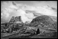 Monte Averau dal passo del Falzarego