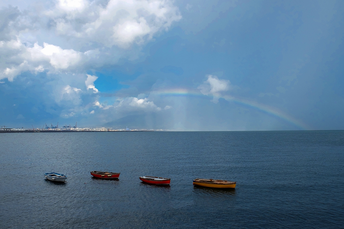 arcobaleno di navi
