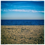 (Paesaggio) Sabbia, mare, cielo