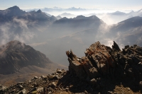 Dalla cima HochLicht (gruppo Monte Rosa)