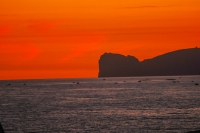 Tramonto  a capo caccia