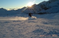 Cervinia...ultima sciata al tramonto