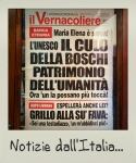 Notizie  dall'Italia...