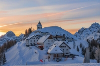 E' tornata la neve al Lussari