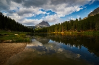 Lago d'Antorno e Tre Cime di Lavaredo