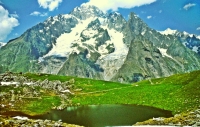 2385 il signore dei luoghi - AO Val Veny Lago Chèchrouit verso il Monte Bianco
