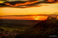 Tramonto Burg Hohenneuffen