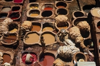 Marocco - Fes - Concia delle pelli