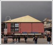 Cielo plumbeo a Genova