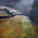 The valley and the light on a hot summer morning..