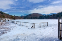 Lago di Monticolo ghiacciato