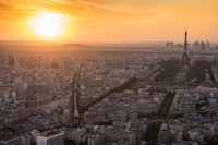 Vista da Montparnasse, tramonto