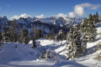 Vista sul Gruppo del Catinaccio