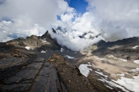 Dalla cima del Gleno verso i Tre Confini