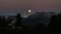 chiaro di luna sopra le Odle