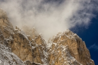 Sassolungo nella nebbia (Dettaglio)